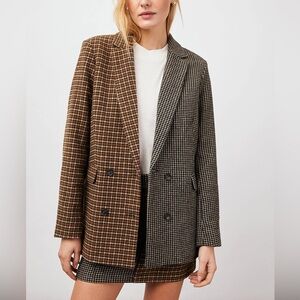 Rails Two-Tone Wool Blend Blazer in M